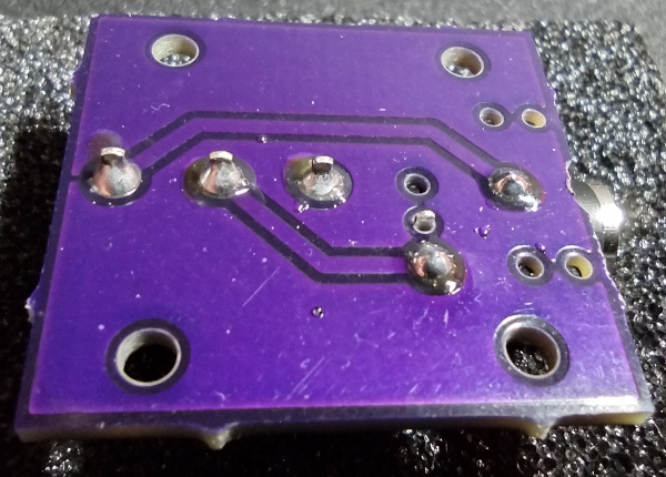 Bottom Side of Fully Assembled PCB