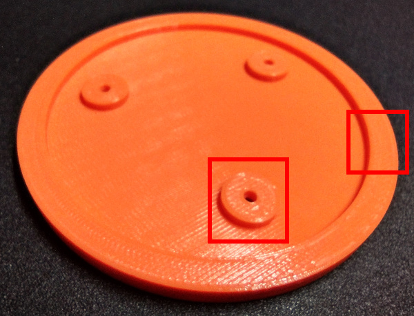 Base design straight base inside features