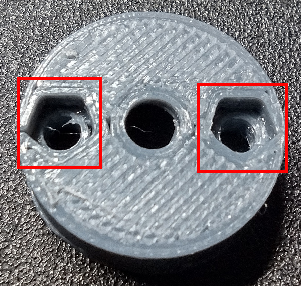 Stem captive nut locations