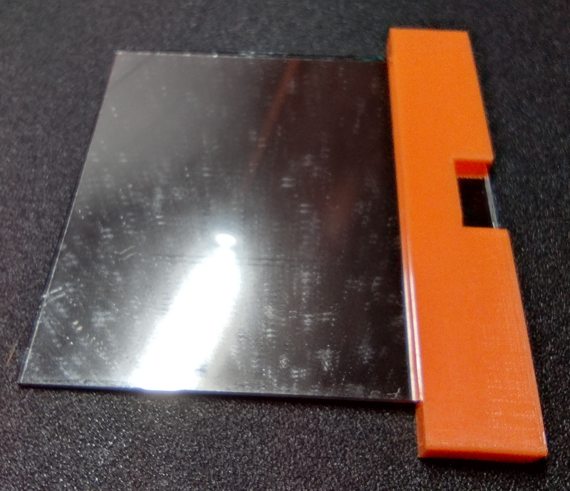 Mirror placed properly in break