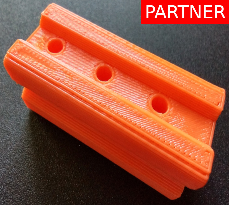 3D printed rack leg